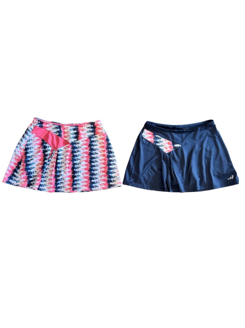 BCG Tennis Golf Skort Bundle Medium Navy Pink Blue Athletic Skirts Patriotic